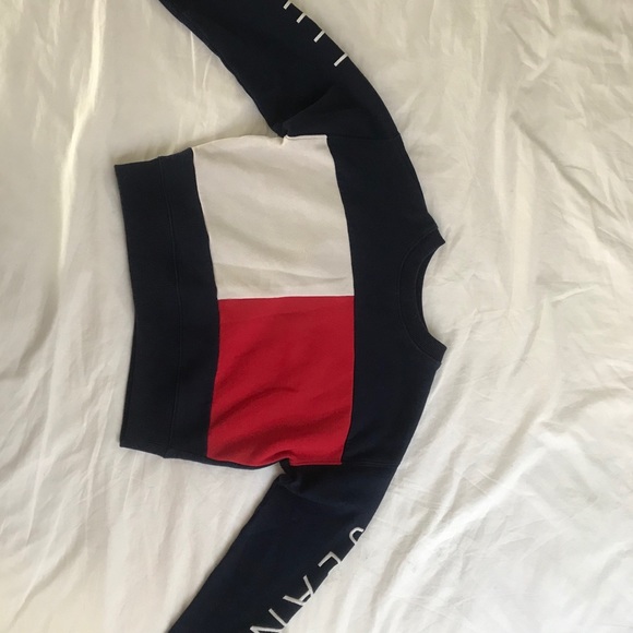 Tommy Hilfiger Sweaters - TOMMY HILFIGER Tommy Jean cropped sweater